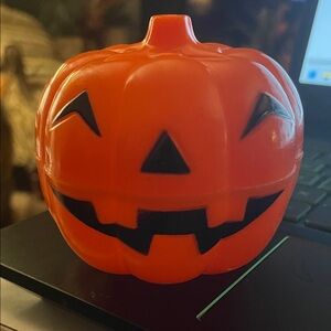 Small Orange Jack o lantern Halloween Decor